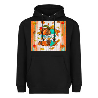 Black blessed pumpkin Heavyweight Hoodie - NancyCooperArtShop