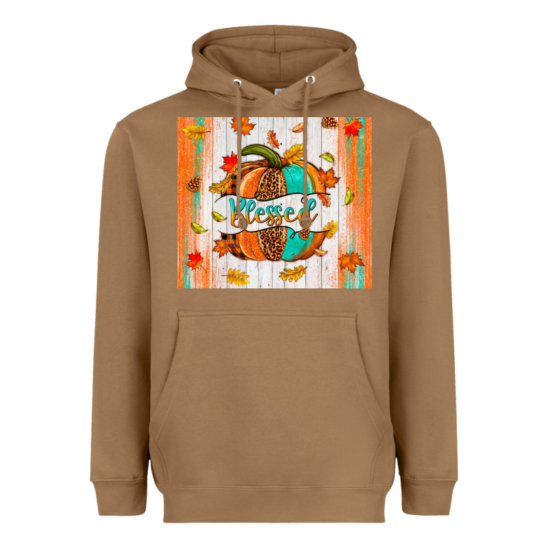 Blessed Pumpkin Heavyweight Hoodie by NancyCooperArtShop | Teevron