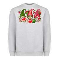 Heather Grey watermelon gnomes Heavyweight Sweatshirt - Zillion Design Studio
