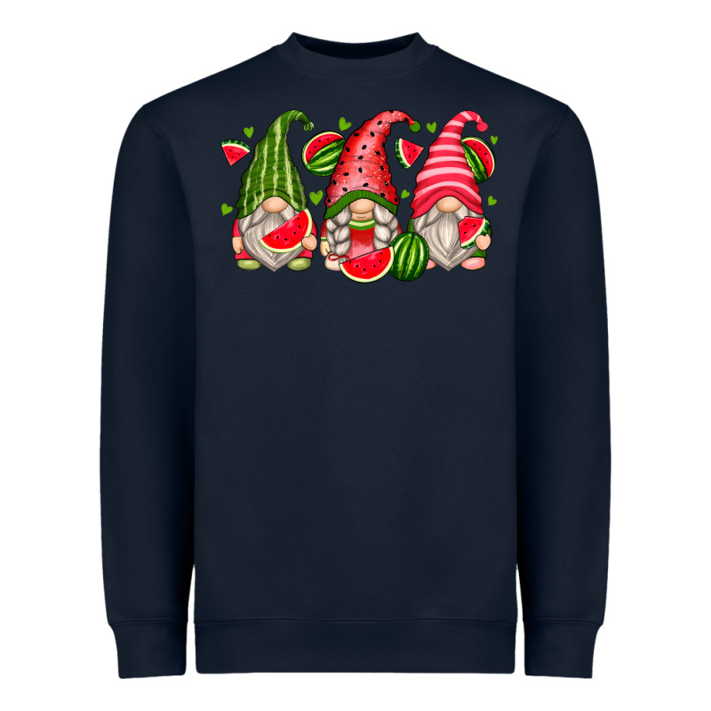 Watermelon Gnomes Heavyweight Sweatshirt by Zillion Design Studio | Teevron