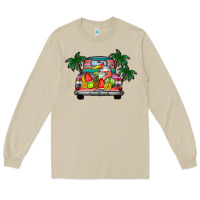 Mushroom summer truck Long Sleeve Tee - CowhideDigitalArt
