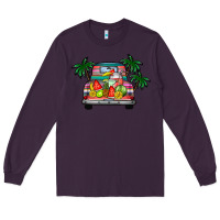 Plum summer truck Long Sleeve Tee - CowhideDigitalArt