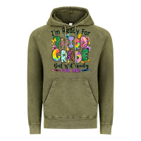 Vintage Olive I'm ready for third grade but is it ready for me Vintage Hoodie - RanaPortraitStore