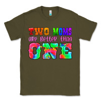 Army Green two moms are better than one Classic Tee - HRA Design Shop