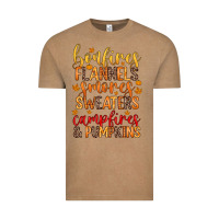 Vintage Coffee bonfires flannels s'mores campfires and pumpkins Vintage Tee - Zillion Design Studio