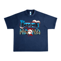 Navy baseball nana with leopard Urban Heavy Tee - Zillion Design Studio