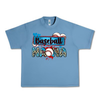 Pebble Blue baseball nana with leopard Urban Heavy Tee - Zillion Design Studio