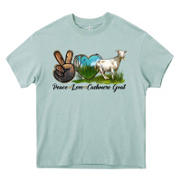 Arona Peace Love Cashmere Goat Heavy Core Tee - LillyAllenDesigns