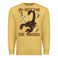 Antique Gold no rest for the wicked Premium Sweatshirt - MaliasSmallBusiness