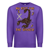 Purple no rest for the wicked Premium Sweatshirt - MaliasSmallBusiness