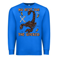 True Royal no rest for the wicked Premium Sweatshirt - MaliasSmallBusiness