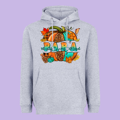 Para Pumpkin Heavyweight Hoodie Designed By Nancycooperartshop