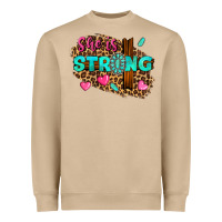 Mushroom she is strong Heavyweight Sweatshirt - texasbilliewilder