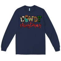 Navy howdy christmas Long Sleeve Tee - FaDigitalArtStudio