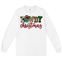 White howdy christmas Long Sleeve Tee - FaDigitalArtStudio