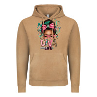 Vintage Camel afro messy bun diva life Vintage Hoodie - texasbilliewilder