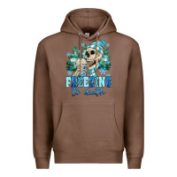 Chestnut Freezing To Death Premium Hoodie - MaliasSmallBusiness