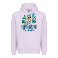 Lilac Freezing To Death Premium Hoodie - MaliasSmallBusiness