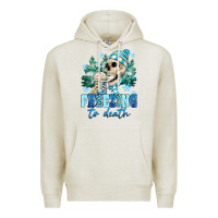 Oatmeal Heather Freezing To Death Premium Hoodie - MaliasSmallBusiness