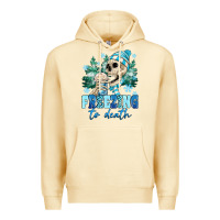 Pina Colada Freezing To Death Premium Hoodie - MaliasSmallBusiness