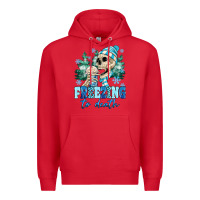 Red Freezing To Death Premium Hoodie - MaliasSmallBusiness