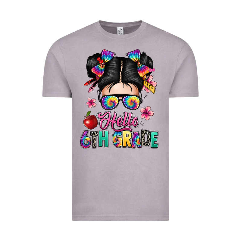 Hello Sixth Grade Kid Vintage Tee by texasbilliewilder | Teevron