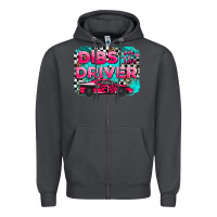 Smoke dibs on the driver background Zipper Hoodie - AdoDesignShop