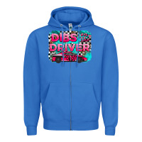 True Royal dibs on the driver background Zipper Hoodie - AdoDesignShop