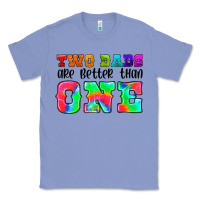 Colony Blue two dads are better than one Classic Tee - HRA Design Shop