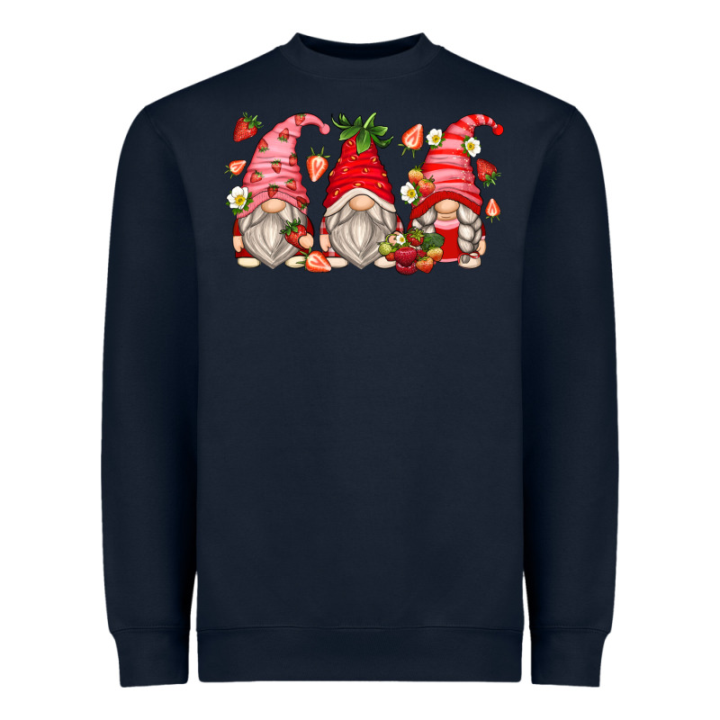 Strawberry Gnomes Heavyweight Sweatshirt by Zillion Design Studio | Teevron