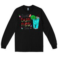 Black sweet summer time Long Sleeve Tee - CowhideDigitalArt