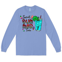 Colony Blue sweet summer time Long Sleeve Tee - CowhideDigitalArt