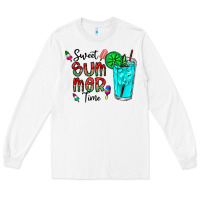 White sweet summer time Long Sleeve Tee - CowhideDigitalArt