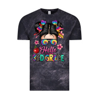 Cloud Black hello third grade kid Vintage Tee - texasbilliewilder