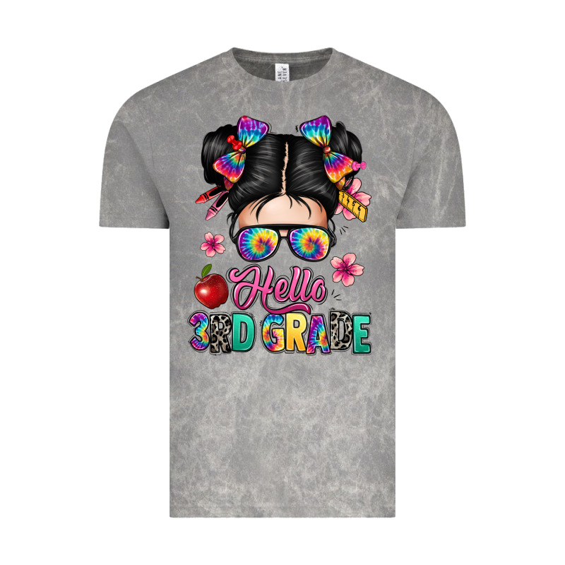 Hello Third Grade Kid Vintage Tee by texasbilliewilder | Teevron