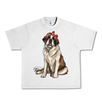 Lunar Rock st bernard with bandanna Urban Heavy Tee - texasbilliewilder