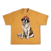 Peanut Butter st bernard with bandanna Urban Heavy Tee - texasbilliewilder