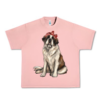 Salmon st bernard with bandanna Urban Heavy Tee - texasbilliewilder