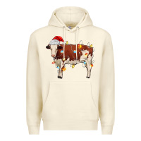 Sandshell Christmas cow Premium Hoodie - MaliasSmallBusiness