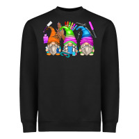 Black nail tech gnomes Heavyweight Sweatshirt - Zillion Design Studio