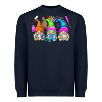 Navy nail tech gnomes Heavyweight Sweatshirt - Zillion Design Studio