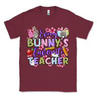 Burgundy Easter Day Every bunny's favorite Teacher Classic Tee - OliviaCreatesArt