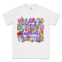 White Easter Day Every bunny's favorite Teacher Classic Tee - OliviaCreatesArt