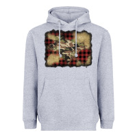 Heather Grey buffalo plaid christmas camouflage glitter background Heavyweight Hoodie - Jasminsmagicworld