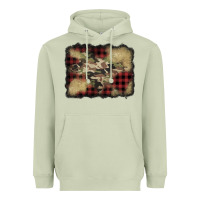 Matcha buffalo plaid christmas camouflage glitter background Heavyweight Hoodie - Jasminsmagicworld