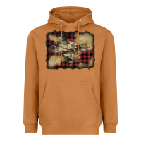 Meerkat buffalo plaid christmas camouflage glitter background Heavyweight Hoodie - Jasminsmagicworld