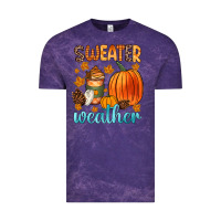 Cloud Purple bonfires flannels s'mores campfires and pumpkins Vintage Tee - Zillion Design Studio