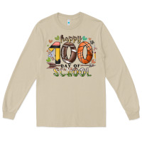 Mushroom happy 100 americana football basketball day of sch Long Sleeve Tee - RacoonDesign