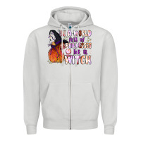 Dove Grey in a world full of princesses be a witch Zipper Hoodie - BundleAndBundleShop