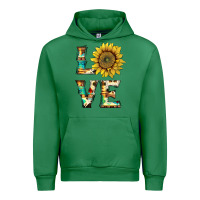 Emerald western love with sunflower Urban Hoodie - Artiststas